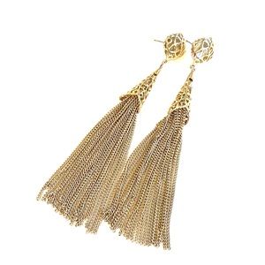 Kendra Scott Long Tassel Earrings